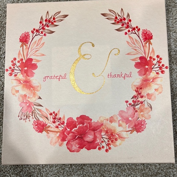 Grateful and Thankful Canvas Art - Picture 1 of 3